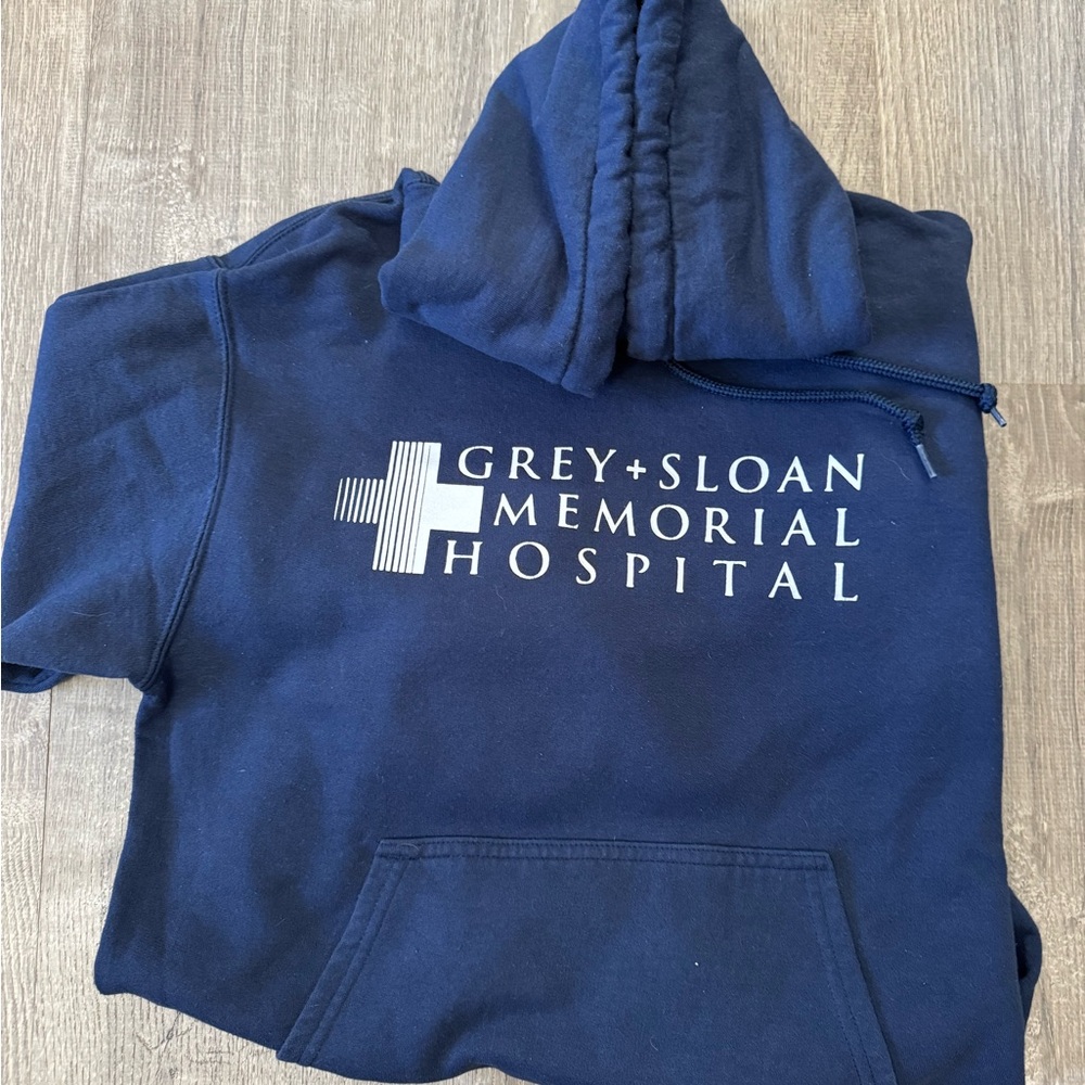Blue Grey Sloan Memorial Hospital Hoodie